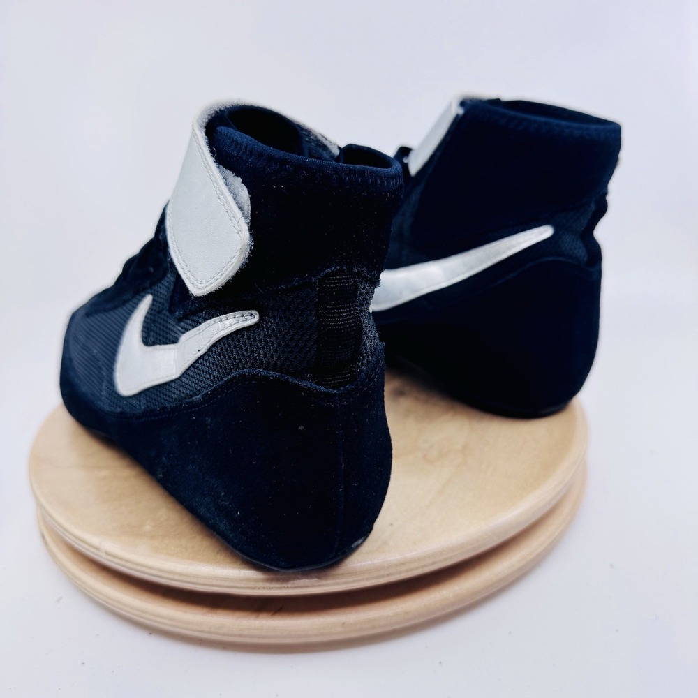 Nike Speedsweep VII Wrestling Shoes Mens 9 Black Silver Lightweight Trainer Mat - Picture 5 of 6